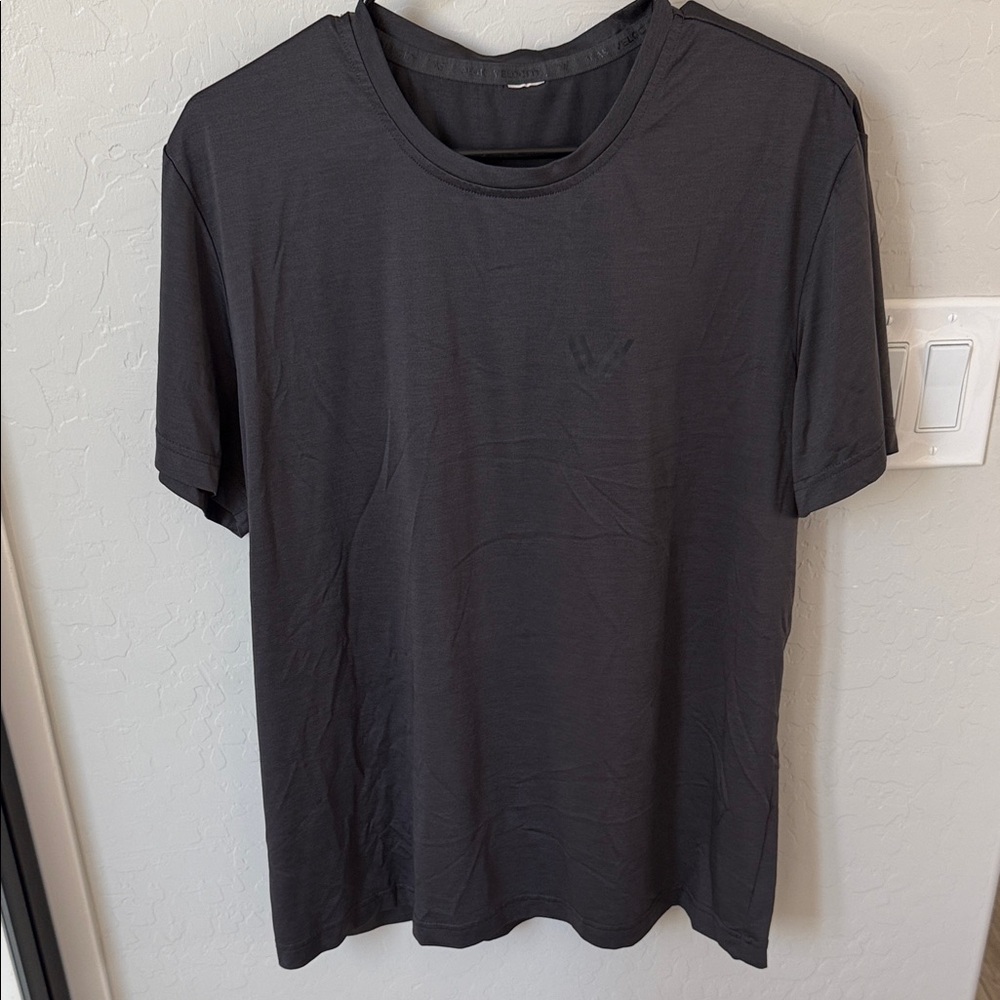 Peak Velocity Men's Charcoal Short Sleeve Activewear Tee